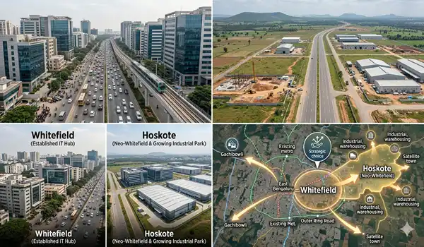 Hoskote vs Whitefield