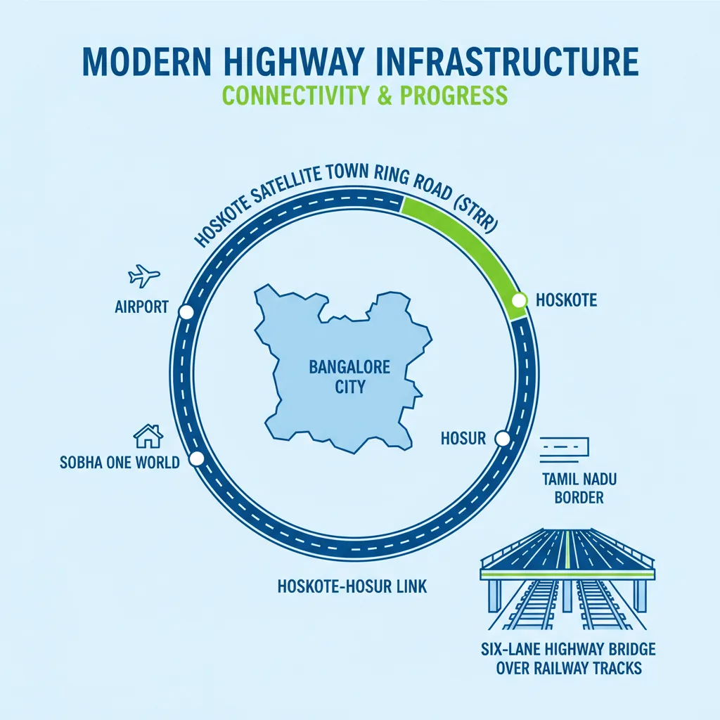 Hoskote Satellite Town Ring Road (STRR) Status 2026 | New Road Update