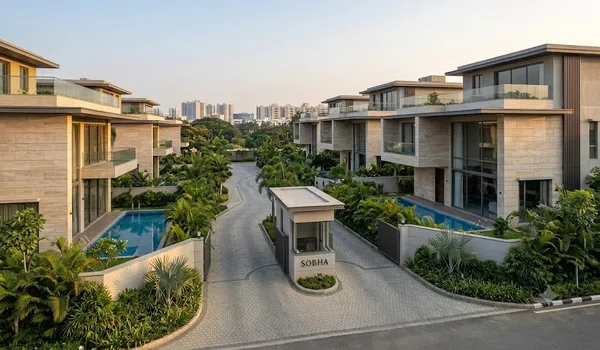 Elegant villa exterior representing the new launch Sobha villas in East Bangalore