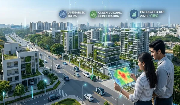 Map highlighting property near Whitefield smart investment trends for 2026