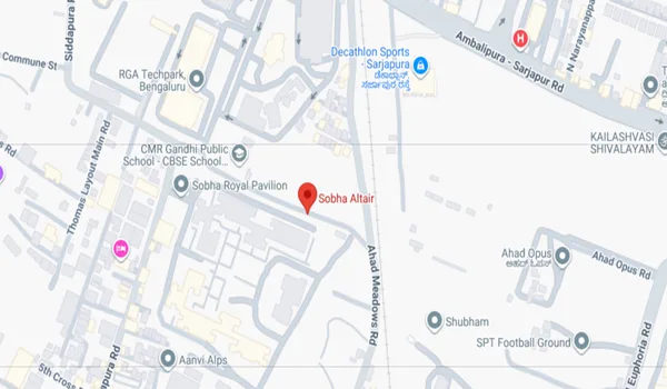 Sobha Altair Location Map