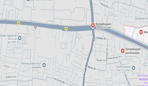 Sobha Arbor Location Map