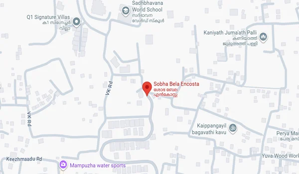 Sobha Bela Encosta Location Map