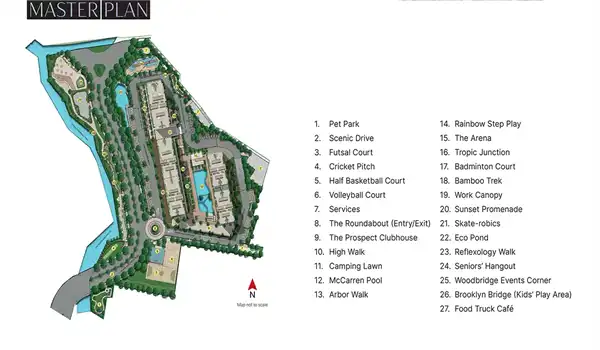 Sobha Brooklyn Towers Townpark Master Plan