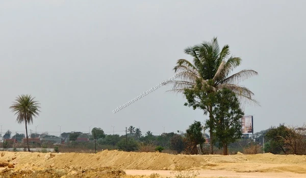 Ground compaction processes ongoing for the main access routes entering the Sobha One Residences grounds