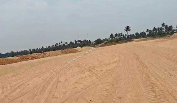 View of the Sobha One Residences construction grounds showcasing its close proximity to city infrastructure