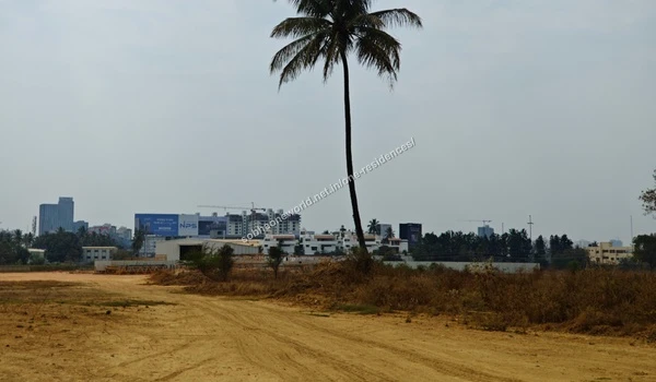 Active internal route levelling and earth stabilization work progressing at the Sobha One Residences project