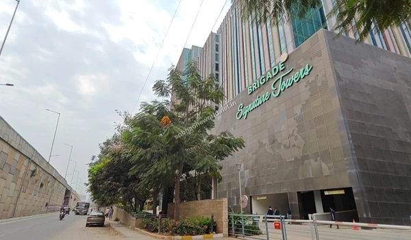 Clear daytime view of the commercial district access roads highlighting smooth connectivity to Sobha One World