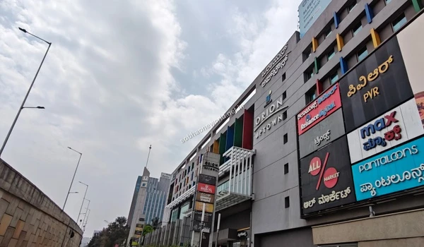 View of the extensive shopping arcade and smooth transit corridor demonstrating the excellent commercial connectivity near Sobha One World.