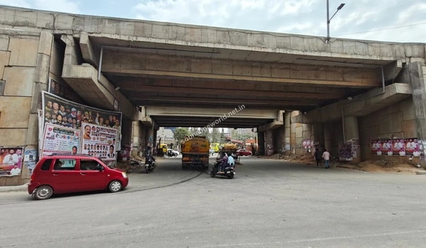 View of the Whitefield road underpass entry providing direct access to the Hoskote Highway for Sobha One World residents